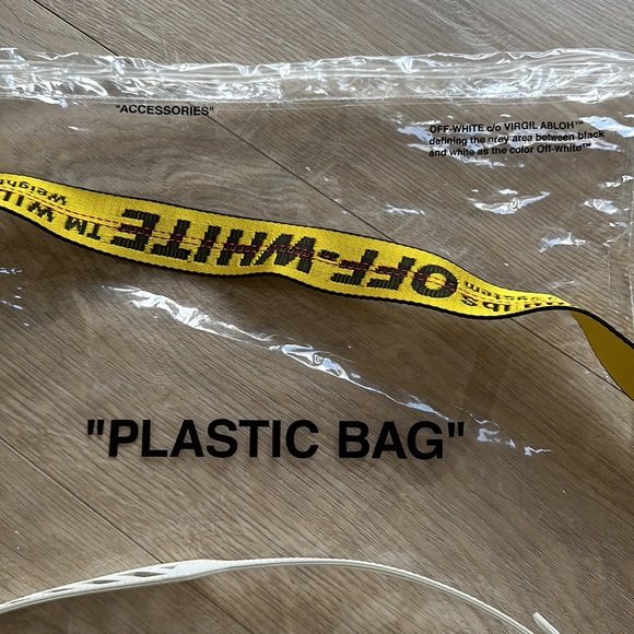 OFF-WHITE C/O VIRGIL ABLOH Mini Binder Clip Flap Bag white - Picture 4 of 9